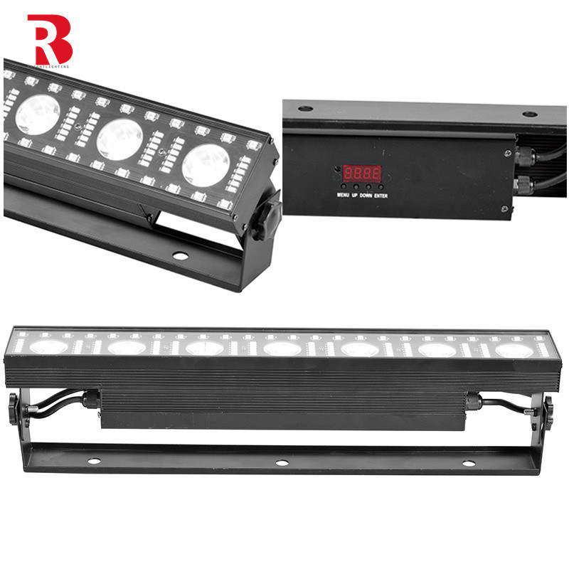 7*3W RGB 3in1 LED Pixel Bar Đám trắng ấm CREE+63*PCS 0.2W LED City Light For Party