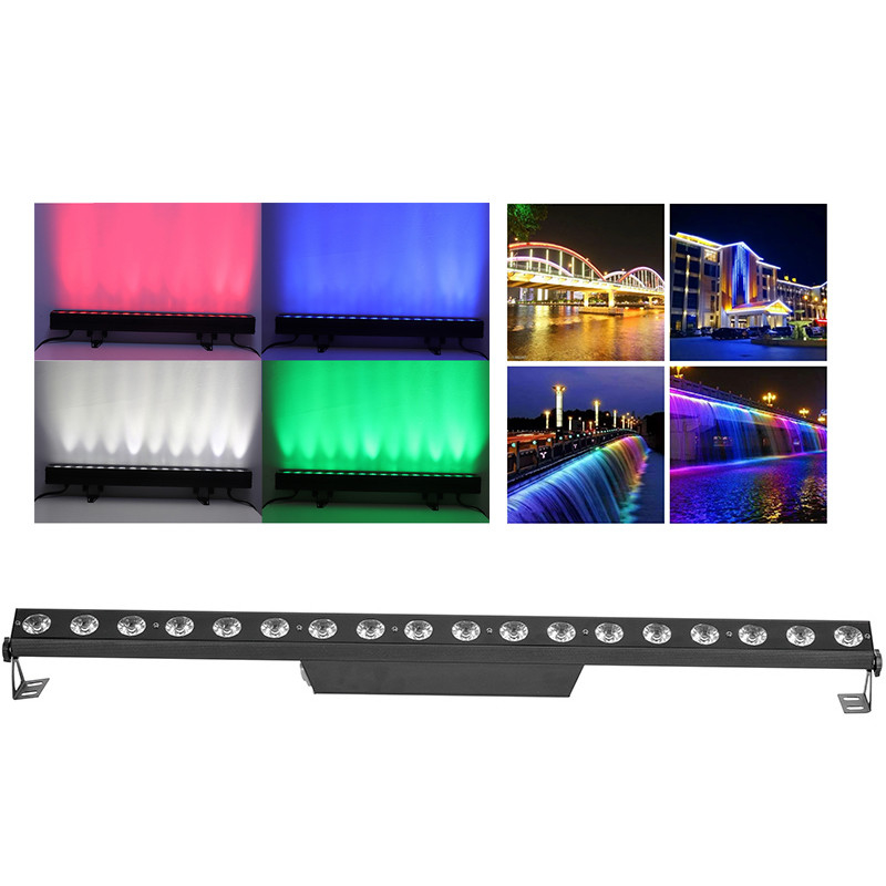 18x4 Watt RGBW 4in1 Rgbw đèn sân khấu LED thành phố màu LED IP65 nhà máy