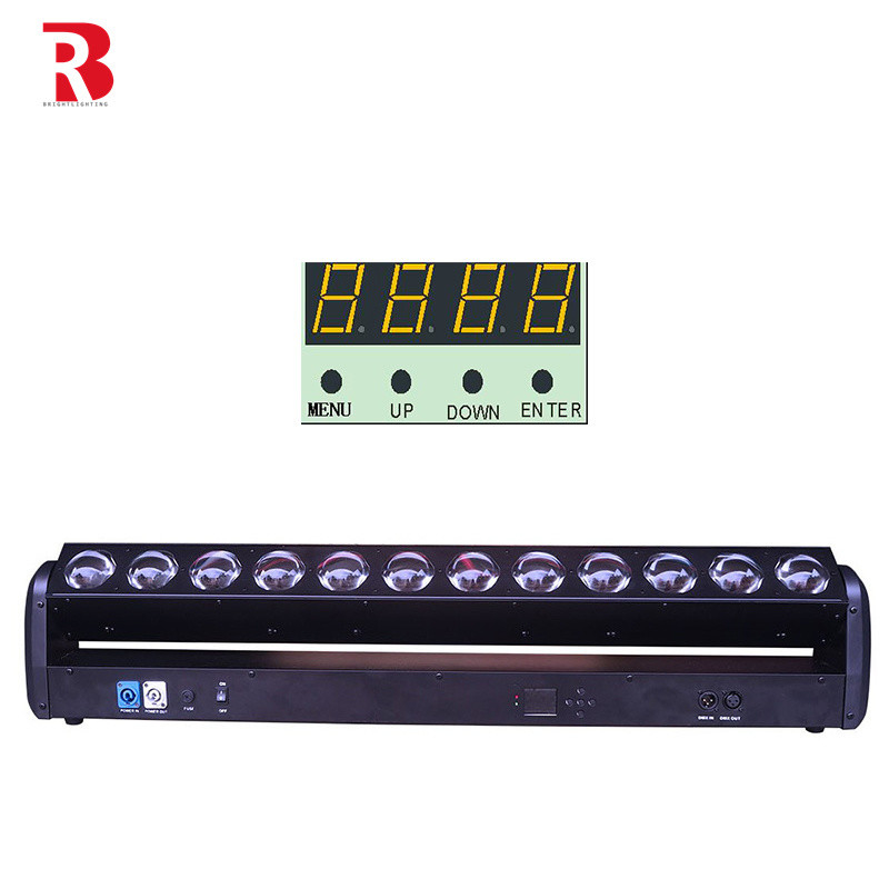 12X30W RGBW 4 In 1 LED Di chuyển đầu sân khấu ánh sáng 210 độ Di chuyển cho disco
