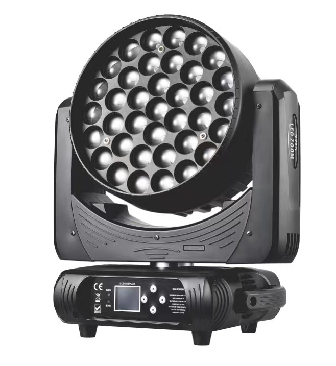 DMX512 37pcs 15w RGBW Rửa Di chuyển Zoom Đầu Bức tranh Đèn cho Câu lạc bộ DJ