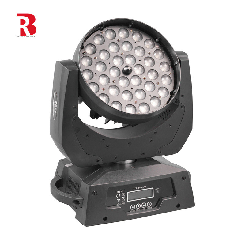 Indoor LED Moving Head Beeye Stage Light 36 * 10W RGBW 4-In1 Zoom Beam cho câu lạc bộ