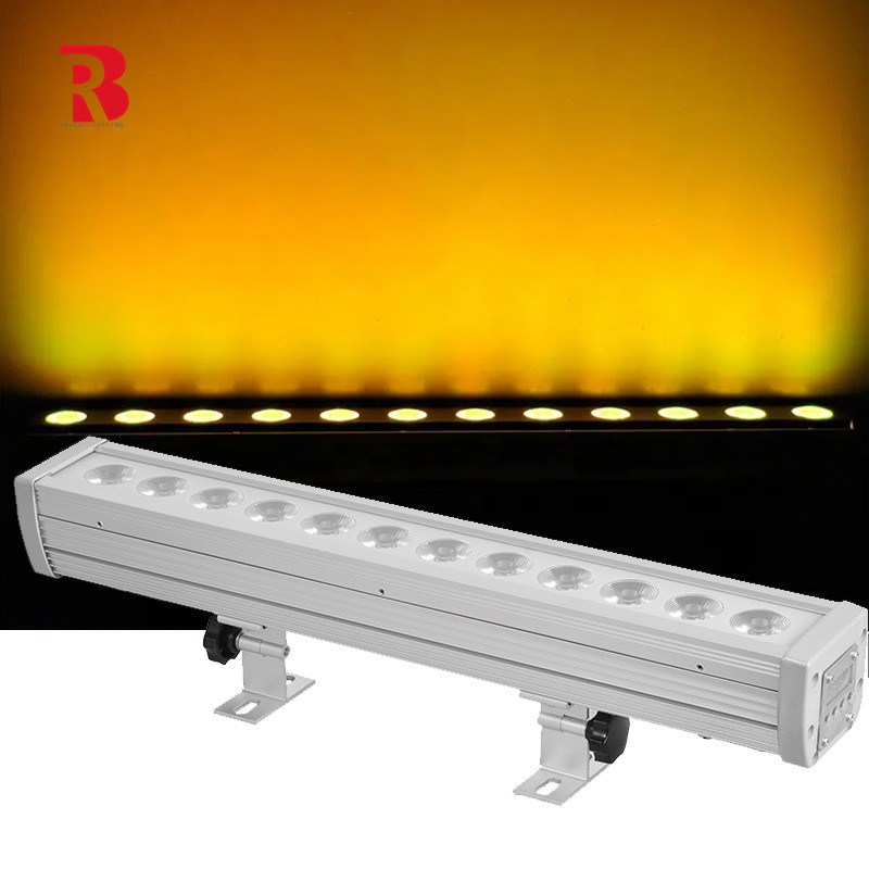Kiến trúc ngoài trời LED 12 × 3W RGB 3in1 LED Stage Wash DMX City Light For Club