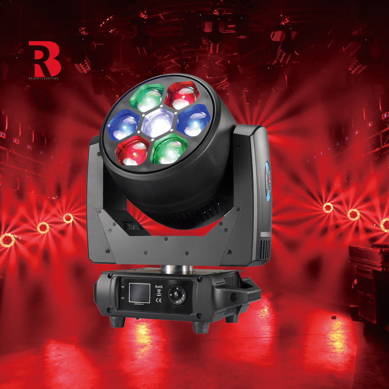 DMX512 23/35/51 CH Zoom Beeeye đèn sân khấu LED cho đám cưới