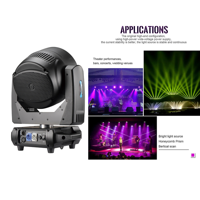 LED Indoor Moving Head Beeye Stage 7pcs 40W 4-In-1 Zoom Beam Light Cho Sự kiện