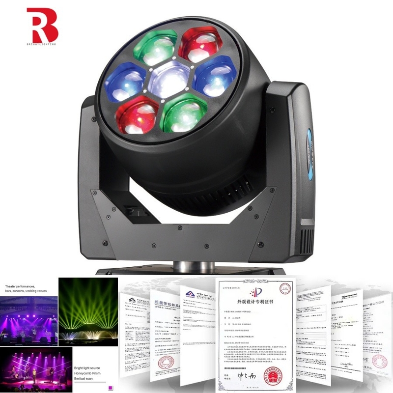 RGBW 4in1 Đèn LED động 7x40W Đèn đầu di chuyển cho môi trường studio và bộ phim