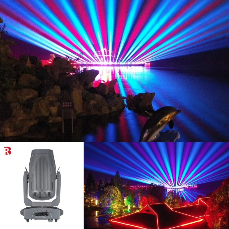 Không thấm nước ngoài 260W đầu ra chuyển động ánh sáng chùm tia laser cho nhà hát