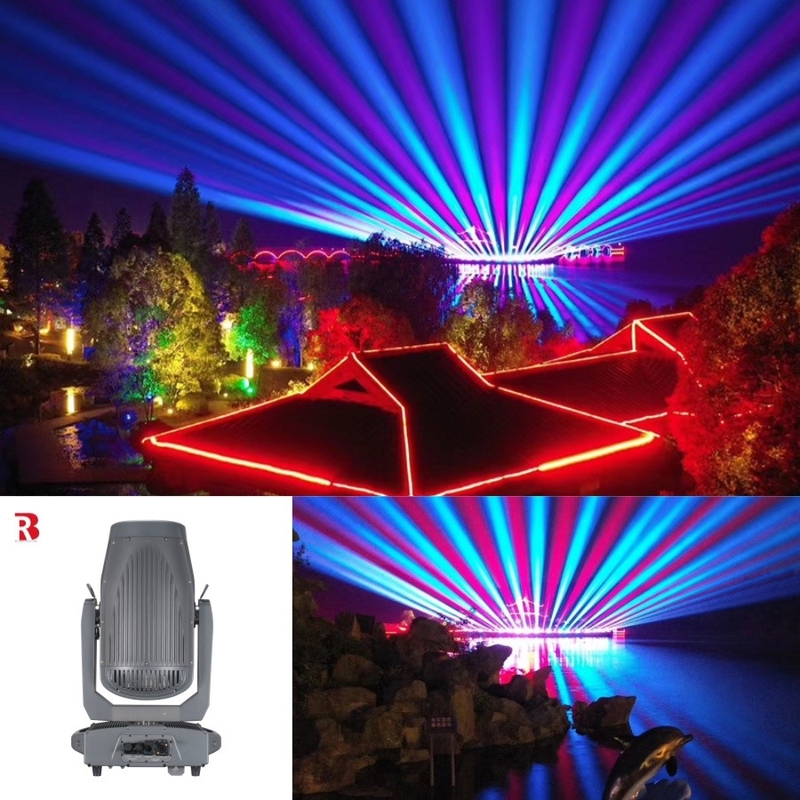 Không thấm nước ngoài 260W đầu ra chuyển động ánh sáng chùm tia laser cho nhà hát