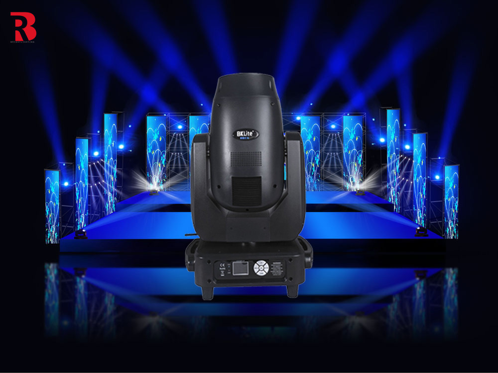 380W Beam Light 16+48 Facet Prism 14colors LED Di chuyển đầu đèn cho ngoài trời