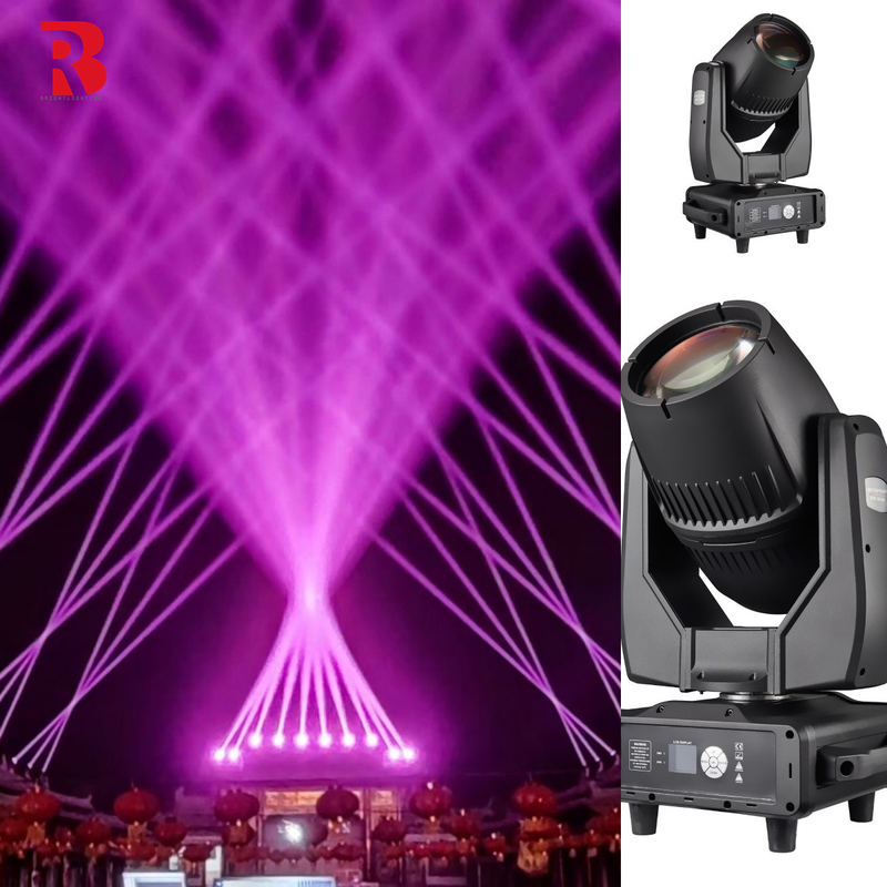 DJ ngoài trời Đám cưới Sự kiện Thiết bị Đèn sân khấu chống nước Ip65 Mini 380w Đèn đầu di chuyển