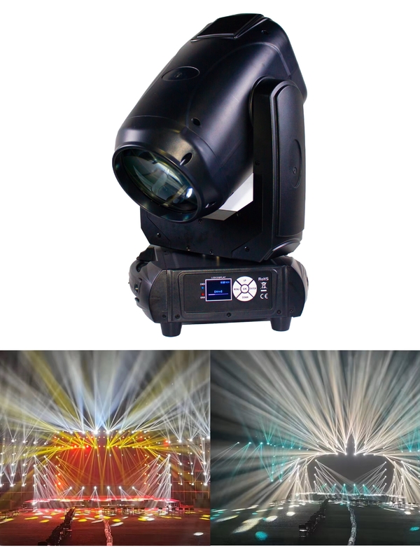 Nội thất DMX512 LED 260W Di chuyển đầu sân khấu rửa chùm DJ Đèn cho bữa tiệc disco