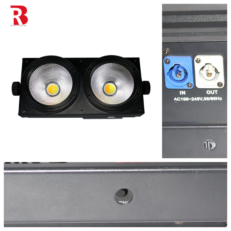 2 mắt LED blind Light 2x150w Cob Blinder ngoài trời chống nước 2 mắt khán giả blind