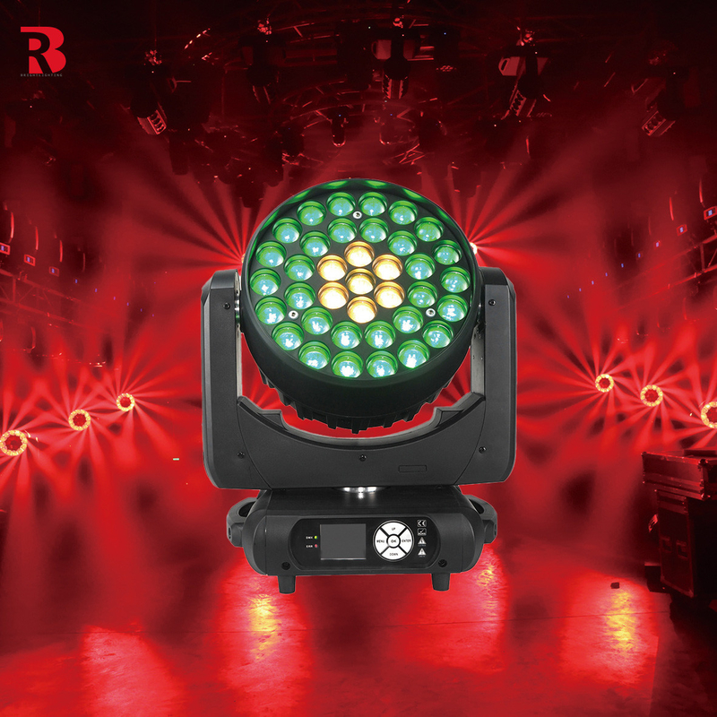 240V 37 * 15W DMX512 Slave Auto Beeye LED Đèn đầu di chuyển cho giải trí
