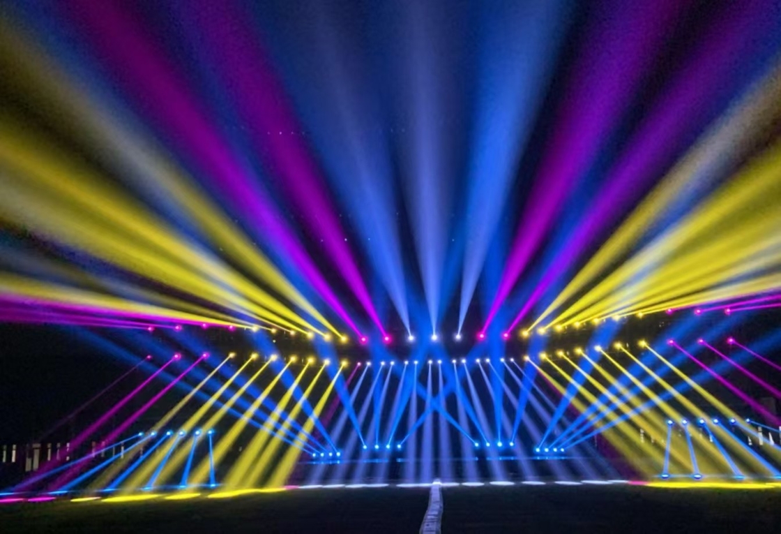 150W DMX 100W đèn LED White Stage Light Beam Spot Wash Di chuyển đầu cho bữa tiệc dj di chuyển đèn đầu