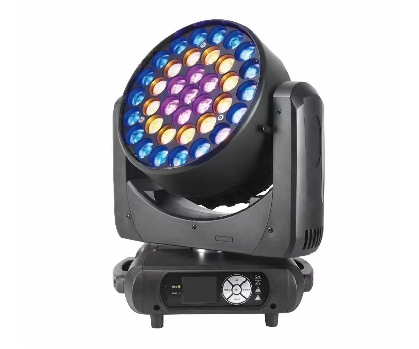 37 * 15W LED RGBW 48CH Độ sáng cao LED Di chuyển đầu đèn cho đám cưới