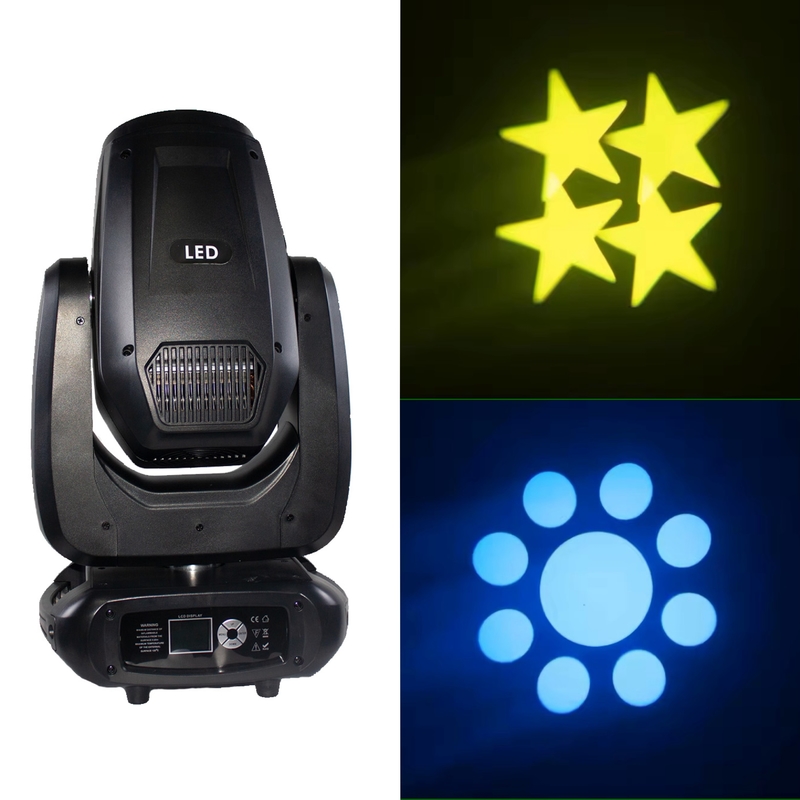 Thiết kế sân khấu chuyên nghiệp Đen dmx Mini Beam di chuyển đèn đầu di chuyển đèn đầu điểm