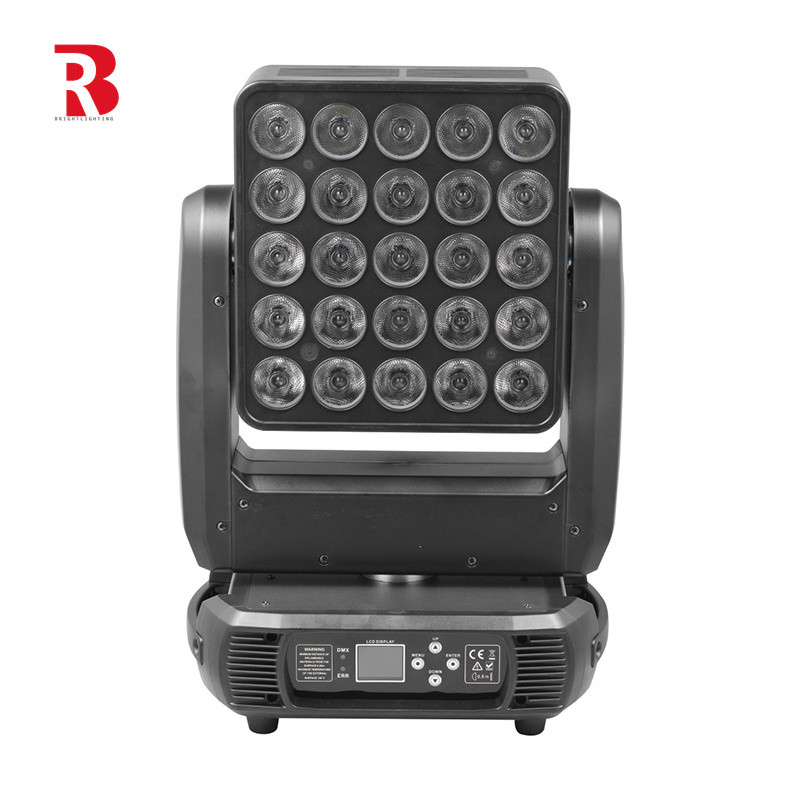 25 * 10W LED RGBW 4-In-1 Ma trận chuyển đầu đèn với hiệu ứng nhuộm Stroboscopic khác nhau