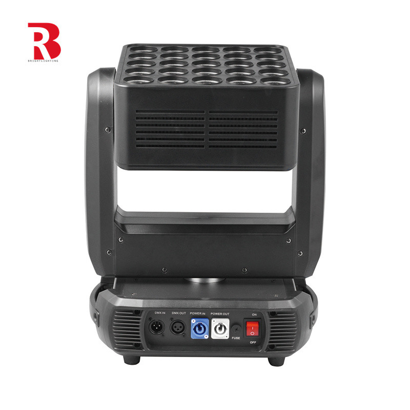25pcs 10w 4 In 1 Matrix Light LED Moving Head Đám cưới Trang trí sân khấu Thiết bị DJ