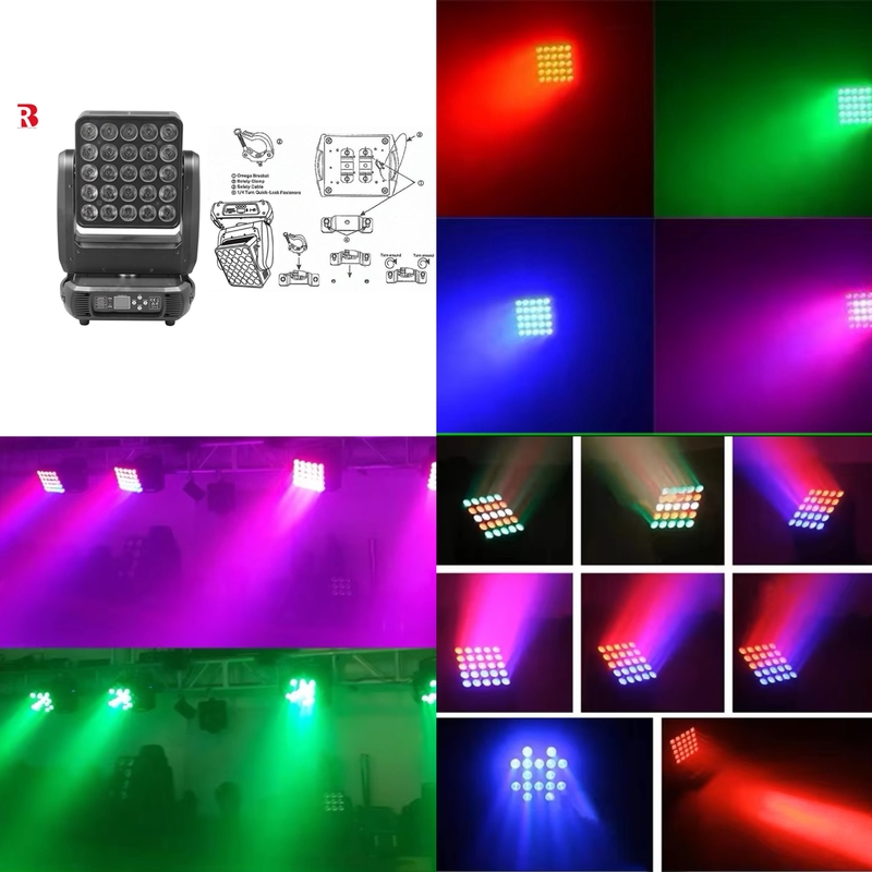Dầu kim loại nhôm Đèn sân khấu RGB LED Nhà cung cấp