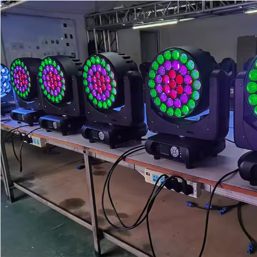 Rửa Zoom đèn LED di chuyển đầu đèn cho sàn khiêu vũ câu lạc bộ DJ chiếu sáng sân khấu
