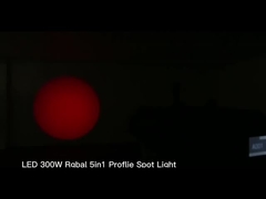 dẫn 200W / 300W RGBW 4in1 đèn phản xạ hình elip TV Studio Light