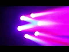3in1 Laser Beeye Beam Di chuyển đầu đèn 6 CREE 10W RGBW đèn hạt