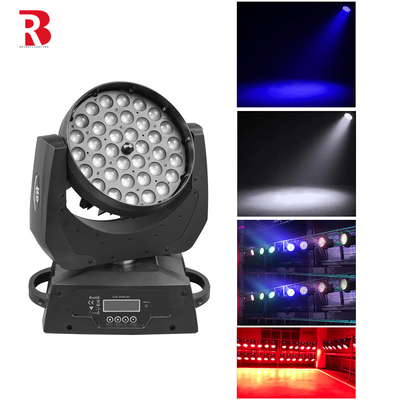 DMX512 LED chuyển đầu 36 * 10W RGBW Zoom And Beam Beeye stage Light cho DJ