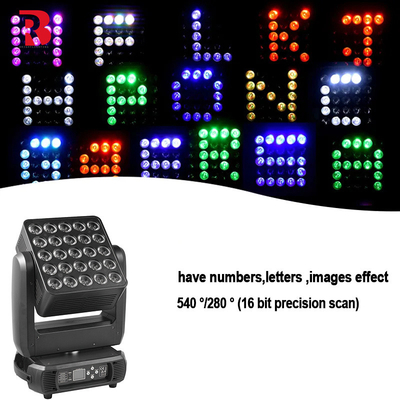 Chất lượng cao 25x10w Di chuyển Head Wash DMX DJ Light Cho Disco Party Club Show Đèn sân khấu