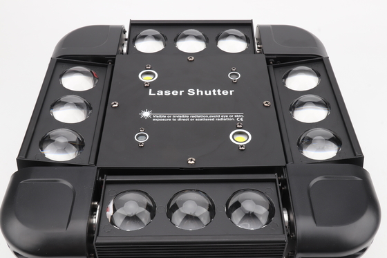 2 đèn Strobe Beads chùm +Laser di chuyển đầu đèn nhà sản xuất