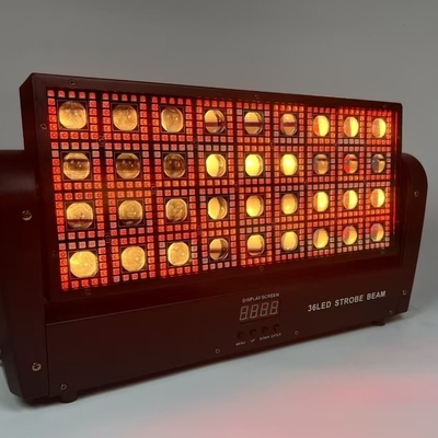 RGB 36PCS Di chuyển đầu Storm Strobe Beam Di chuyển đầu đèn nhà máy